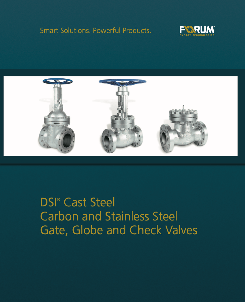 DSI Cast Steel Valve Catalog