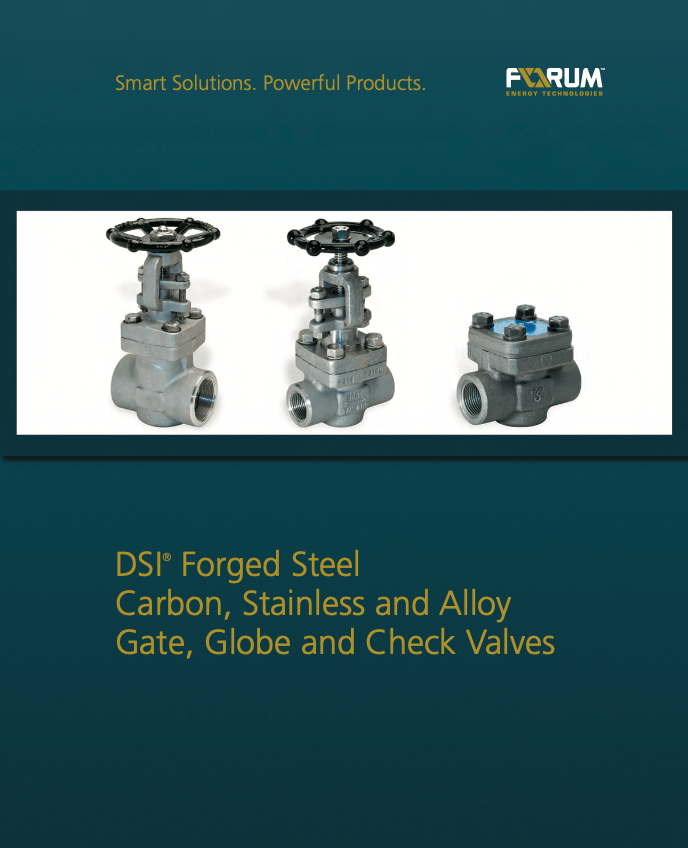 DSI Forged Steel Valve Catalog